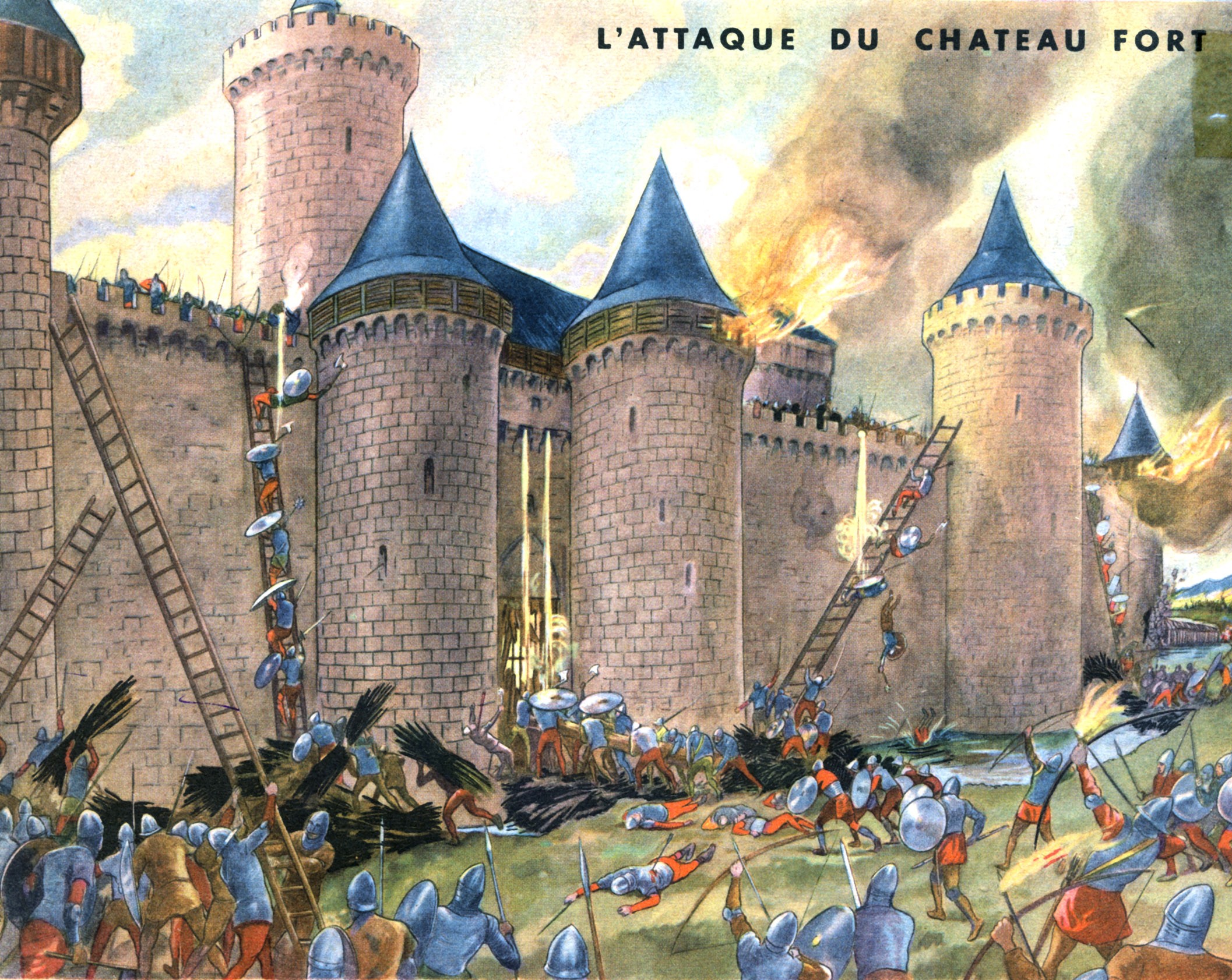 10 attaque du chateau fort