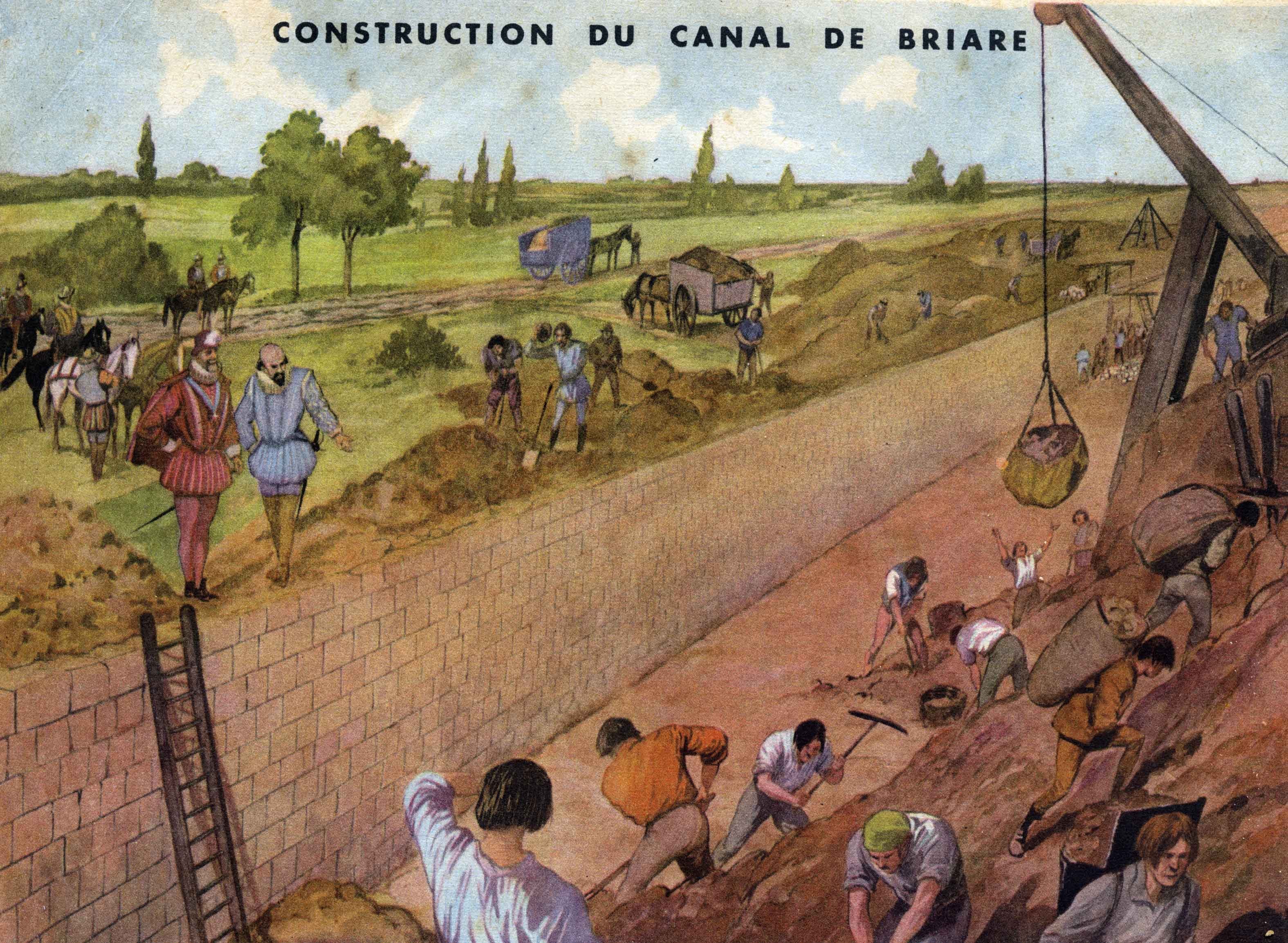 32 construction du canal de briare