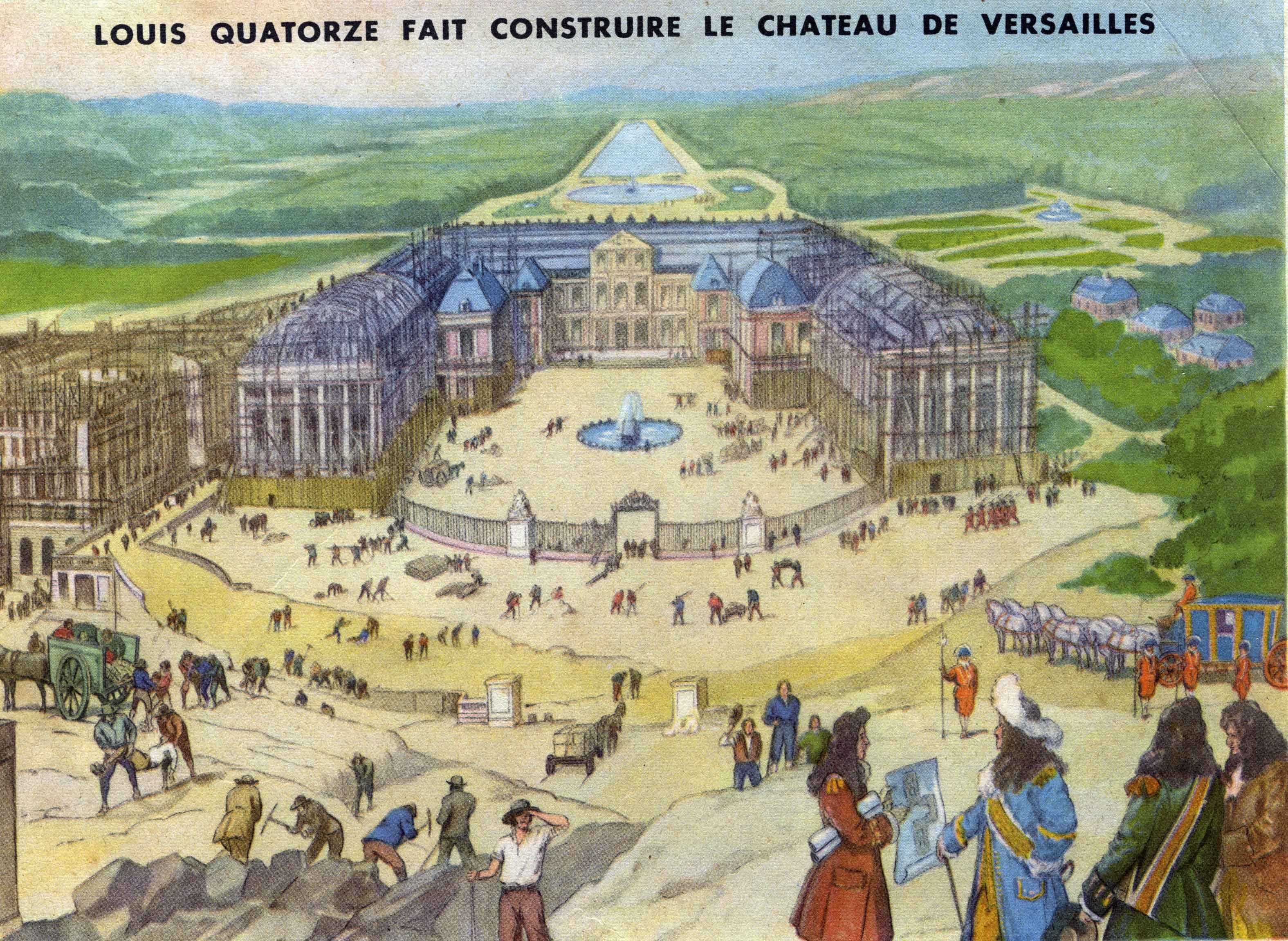 37 lous xiv fait construire le chateau de versailles