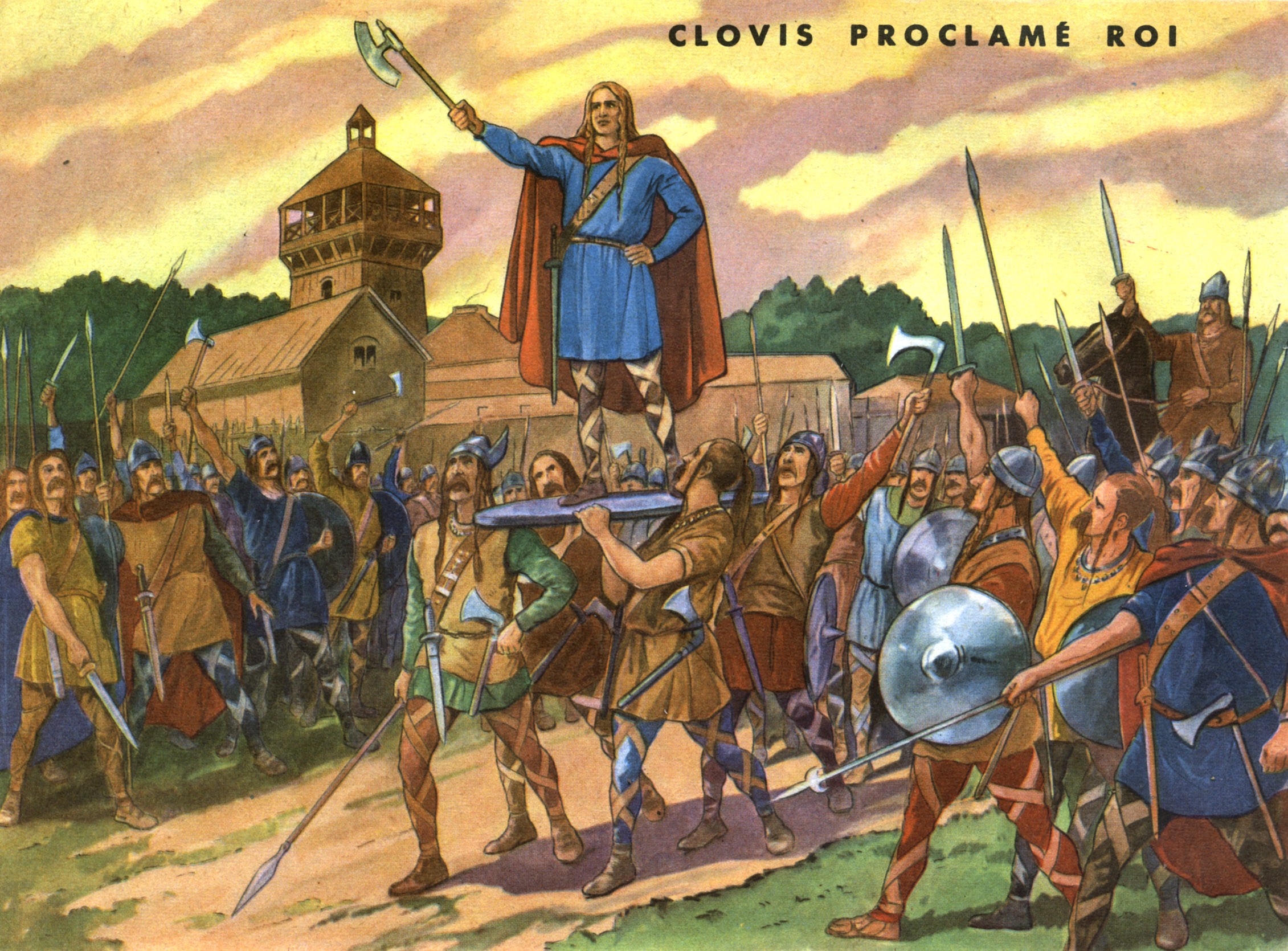 6 clovis proclame roi