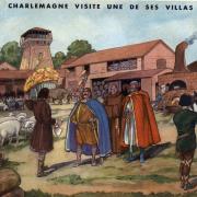 8 charlemagne visite une de ses villas