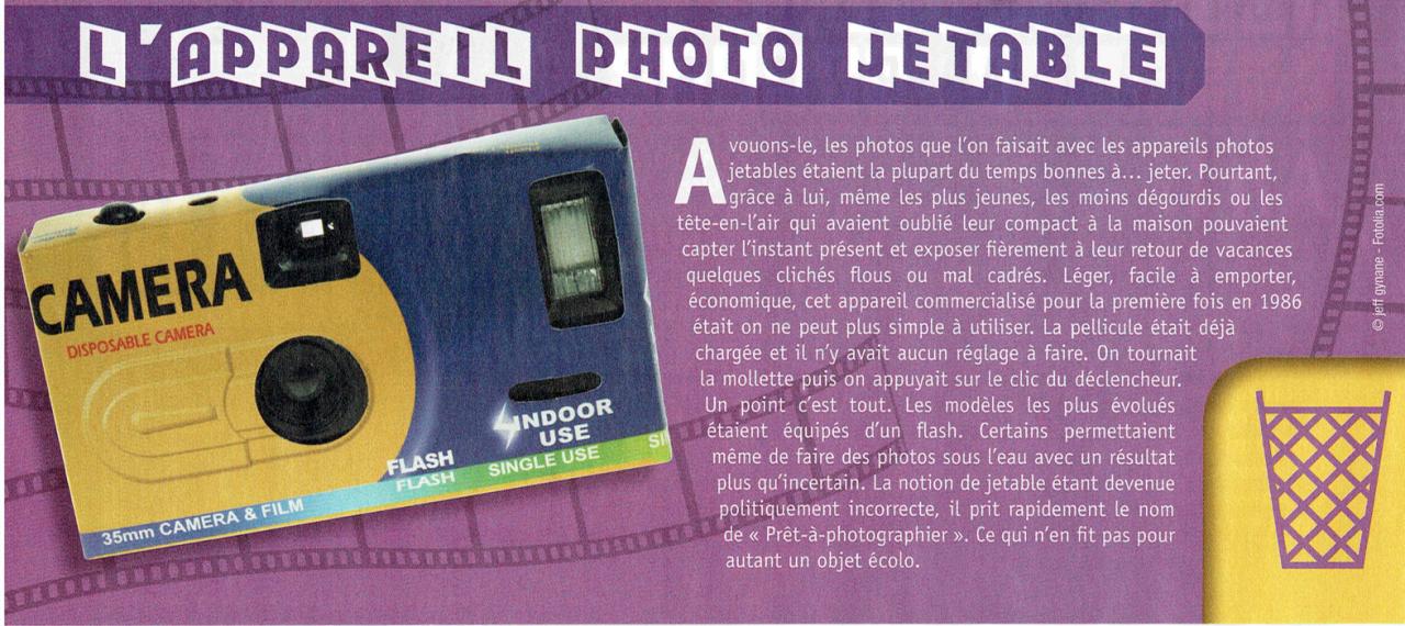 Appareil photo jetable