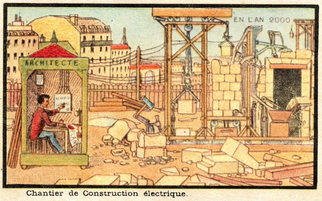 Chantier de construction électrique