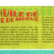 huile de foie de morue