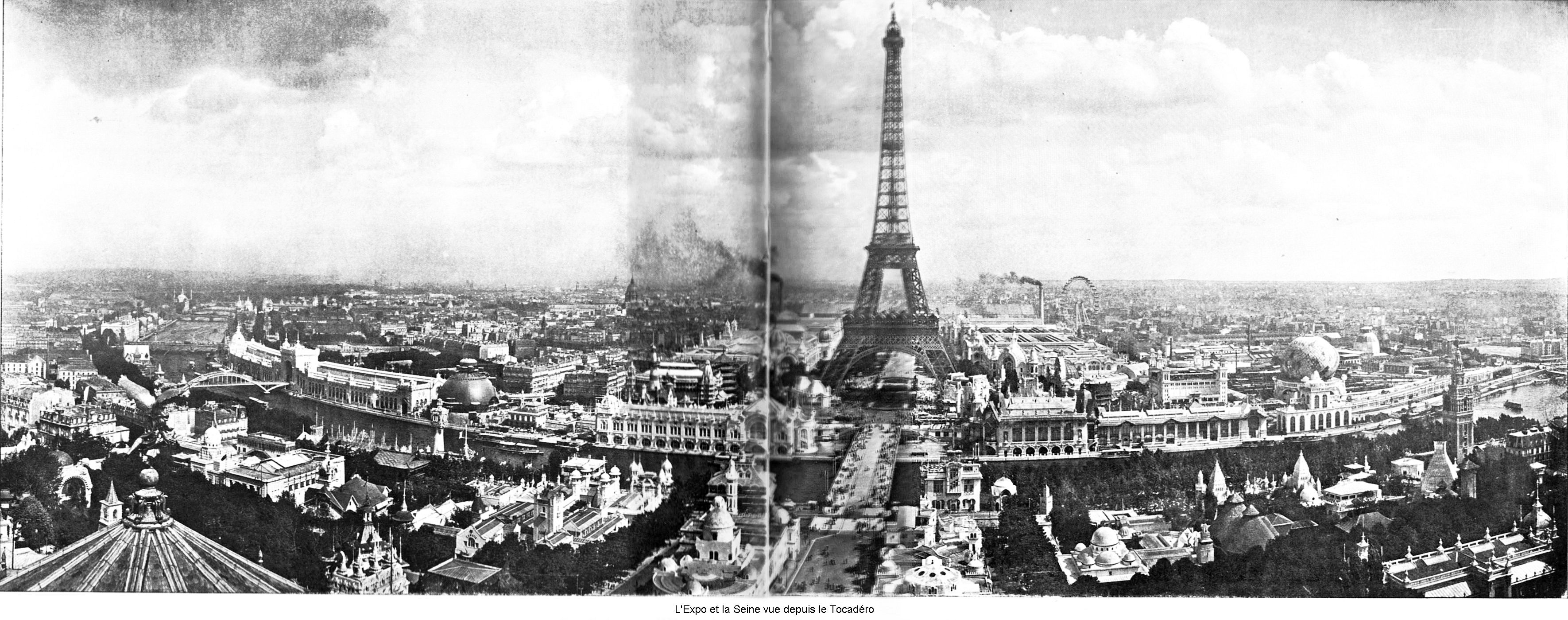 L expo vue du trocadero