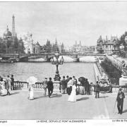 La seine depuis le pont alexandre iii