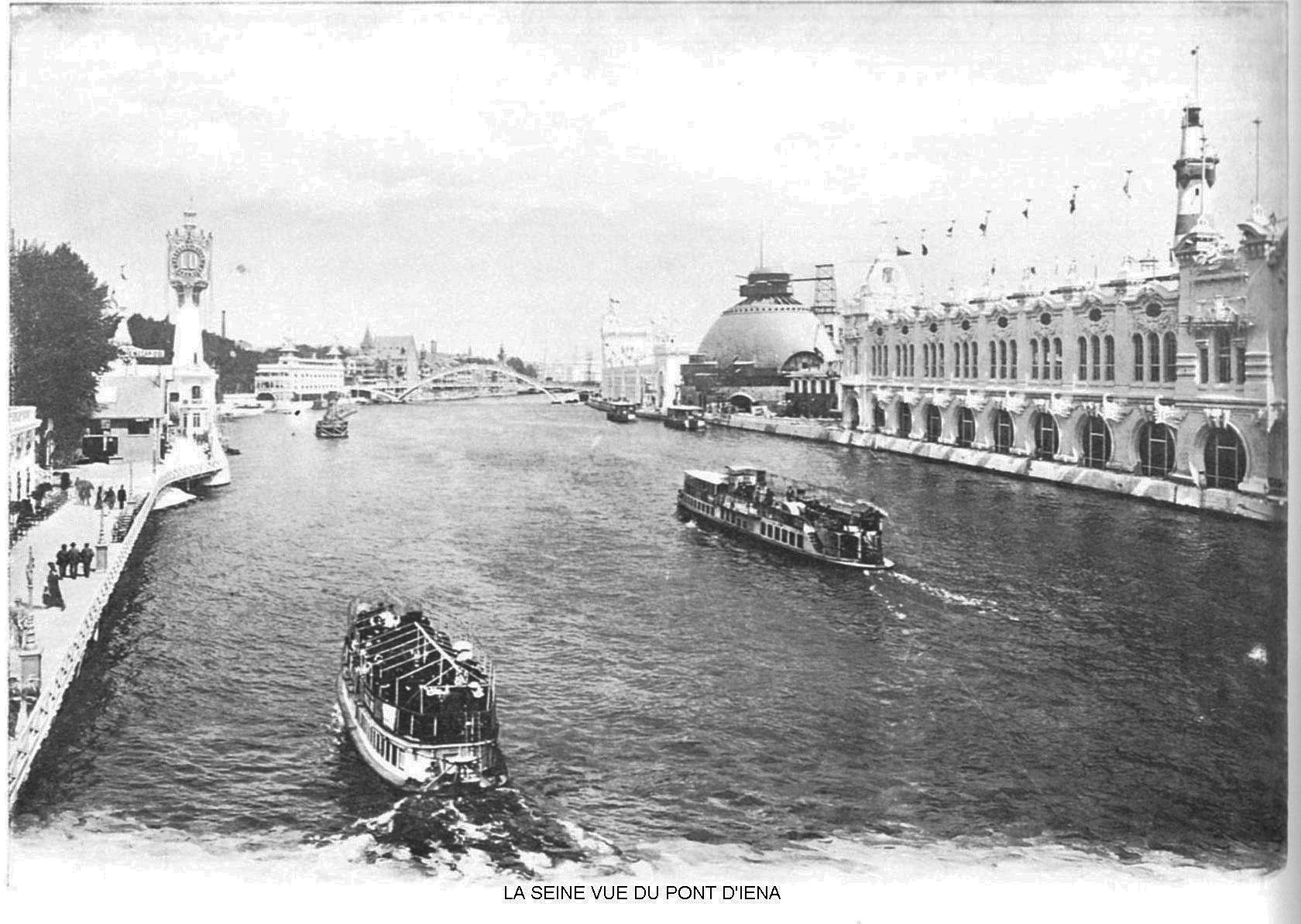 La seine vue du pont d iena