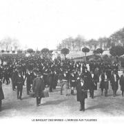 Le banquet des maires arrivee aux tuileries