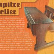 le pupitre d'écolier