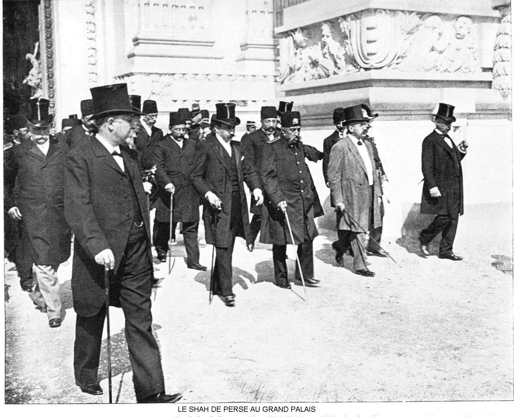 Le shah de perse au grand palais