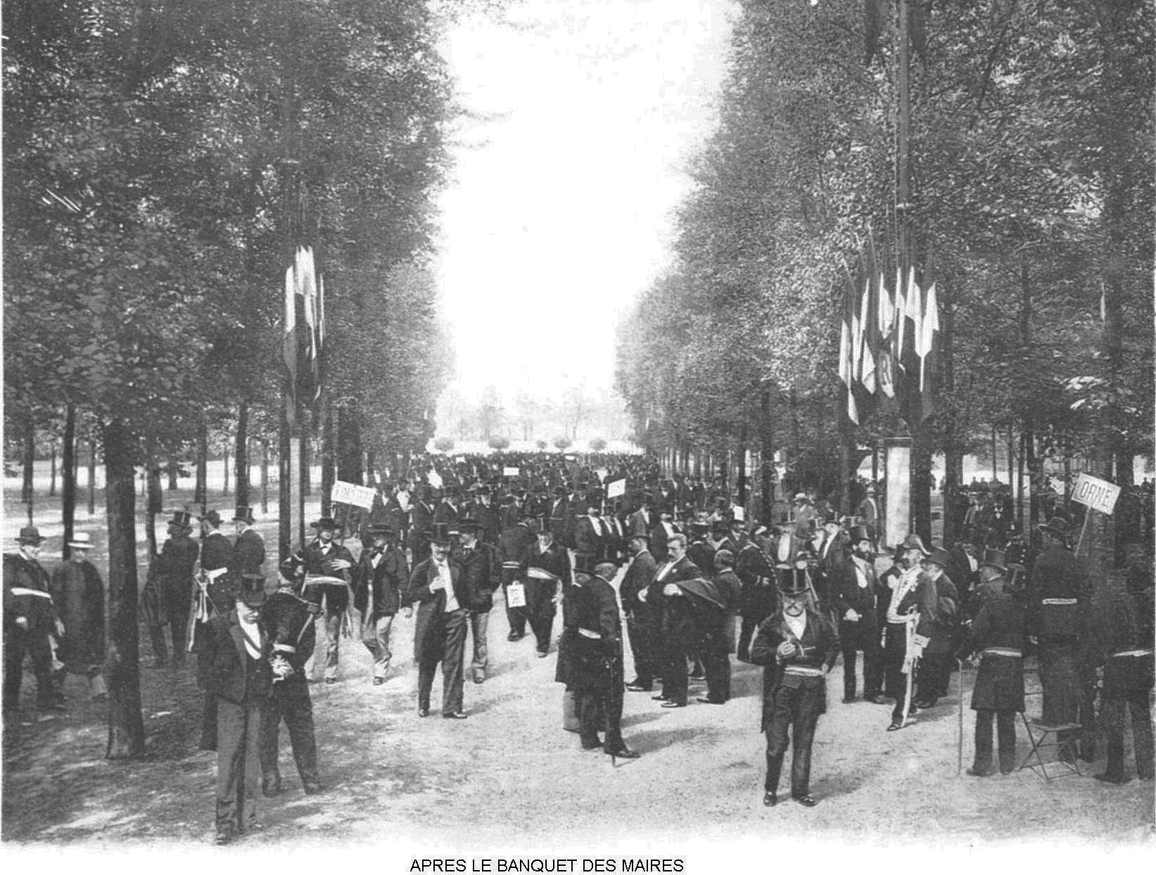 Ressources histoire exposition universelle 1900 apres le banquet des maires