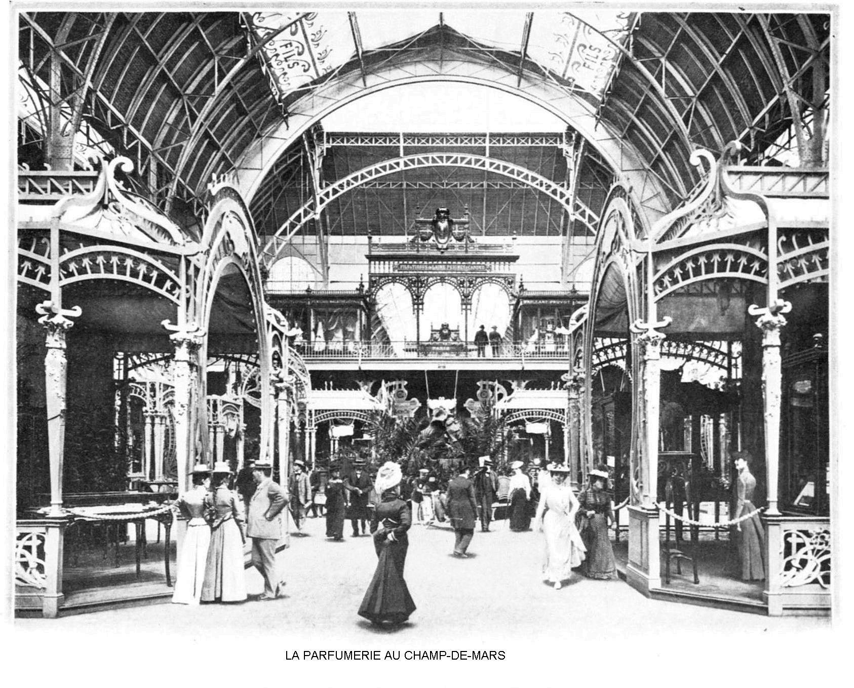 Ressources histoire exposition universelle 1900 la parfumerie au champ de mars