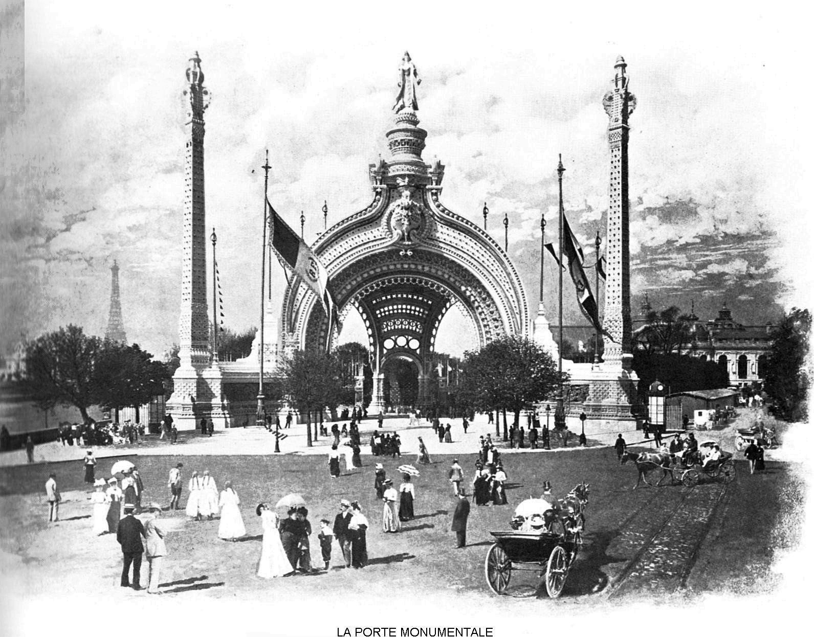 Ressources histoire exposition universelle 1900 la porte monumentale